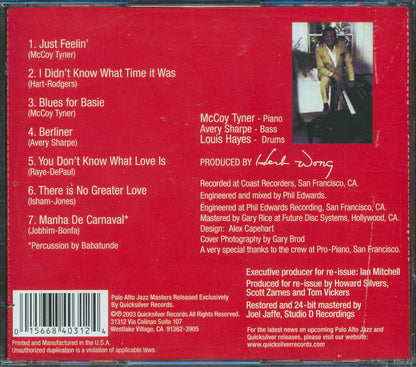 McCoy Tyner - Just Feelin' (marked/ltd stock) Music CD