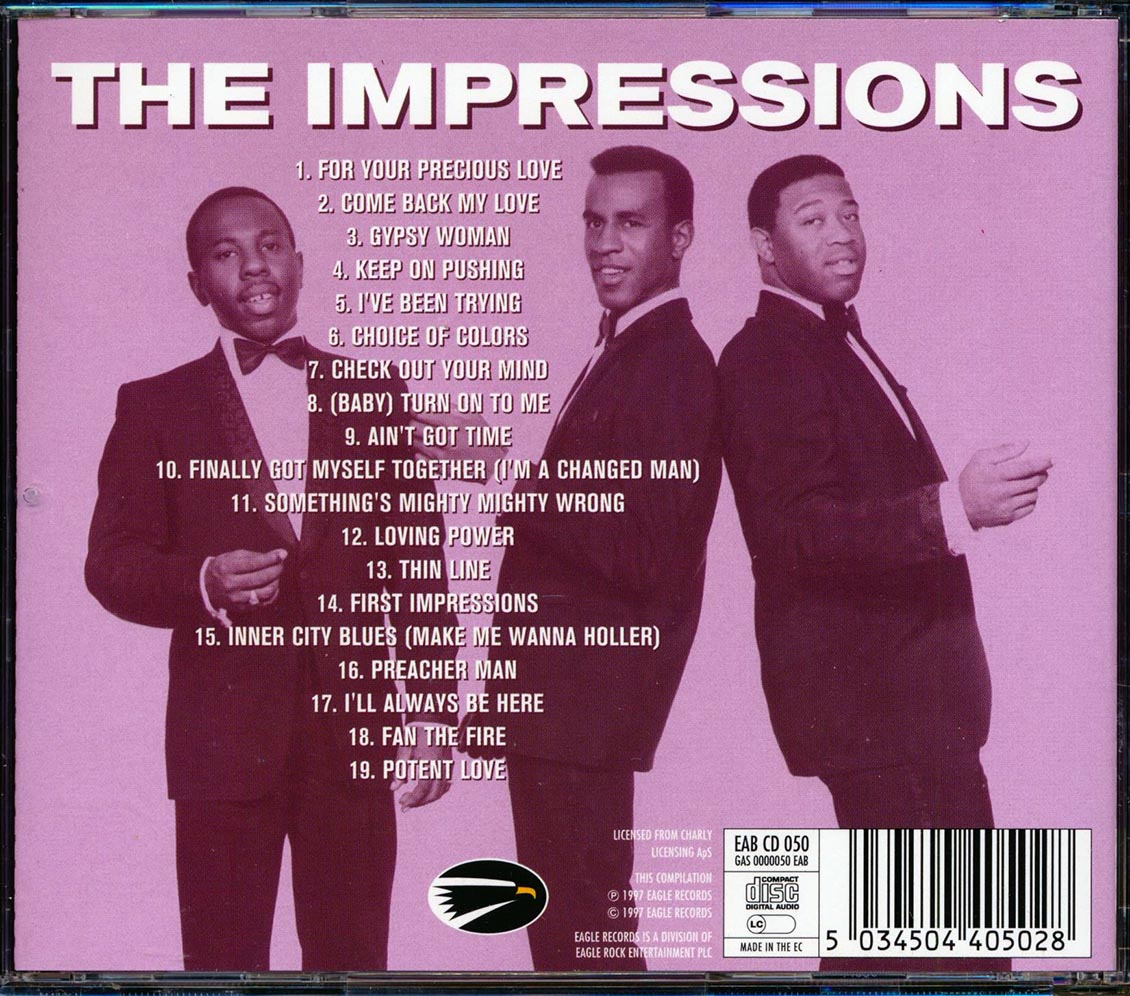 The Impressions - The Masters Music CD