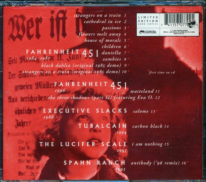 Fahrenheit 451 - The Gothic Years And After (marked/ltd stock) Music CD
