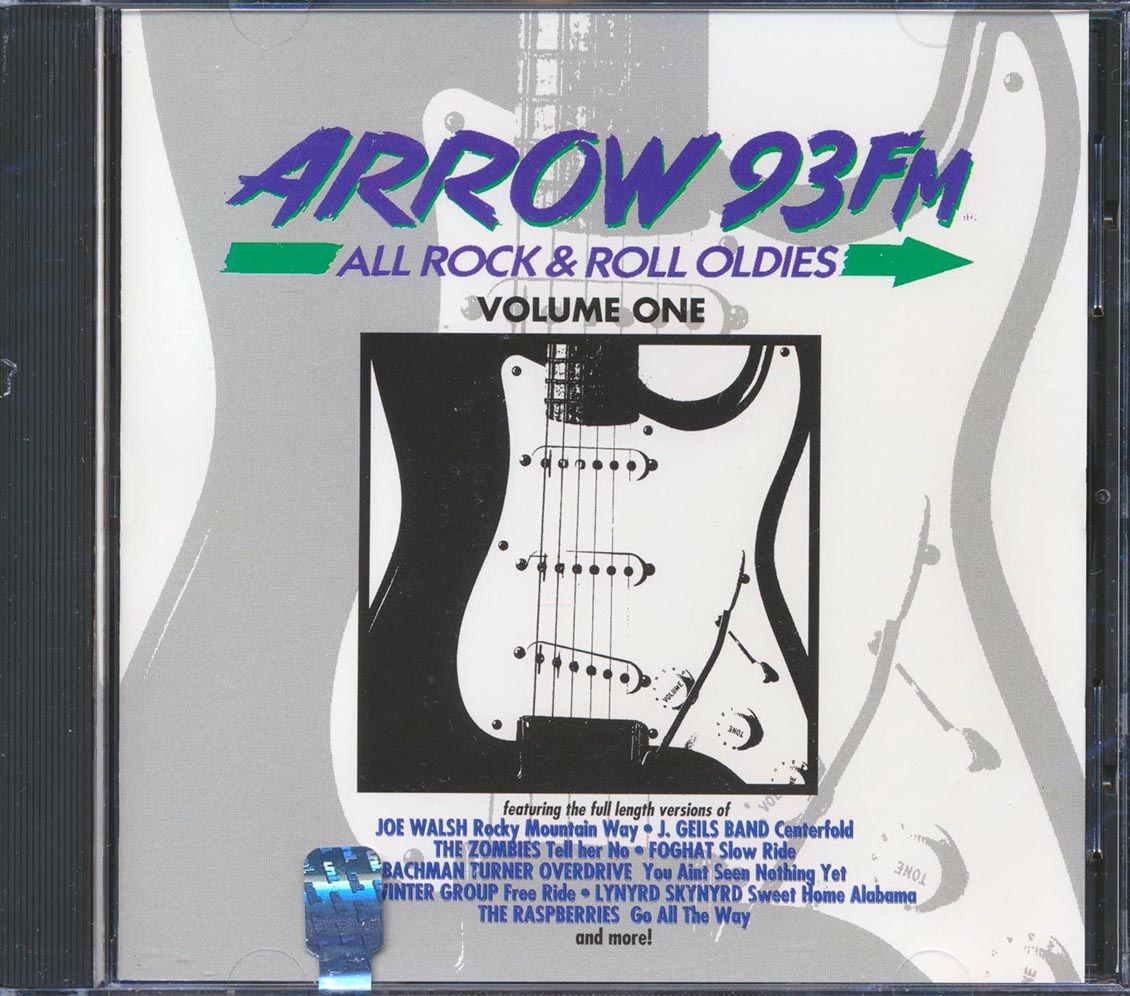 Lynyrd Skynyrd J Geils Band Joe Walsh Bachman Turner Overdrive Etc Arrow 93 FM All Rock & Roll Oldies Volume 1 Music CD