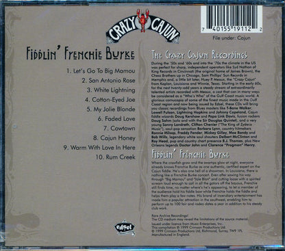 Fiddlin' Frenchie Burke - The Crazy Cajun Recordings Music CD