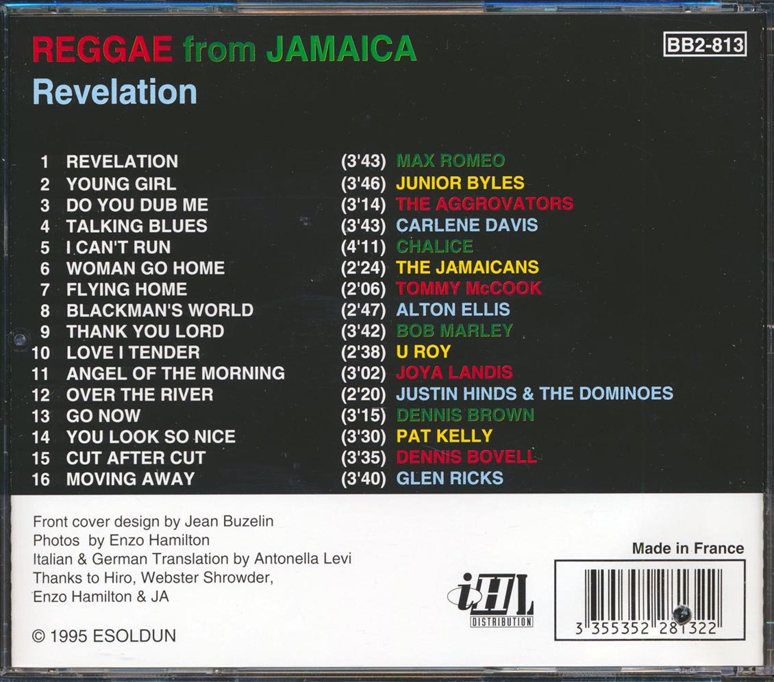 Alton Ellis, Dennis Bovell, Jr. Byles, Bob Marley, Etc. - Reggae From Jamaica: Revelation (marked/ltd stock) Music CD