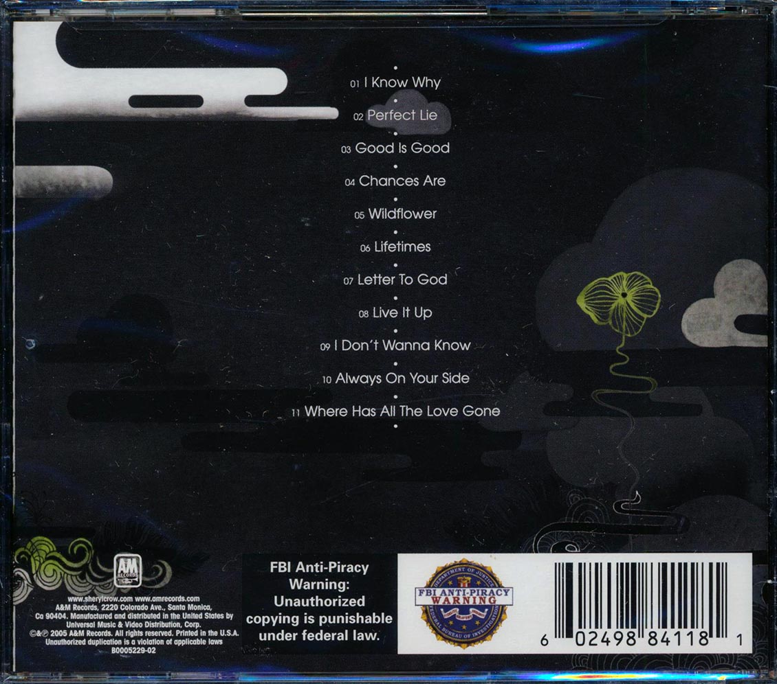 Sheryl Crow - Wildflower Music CD