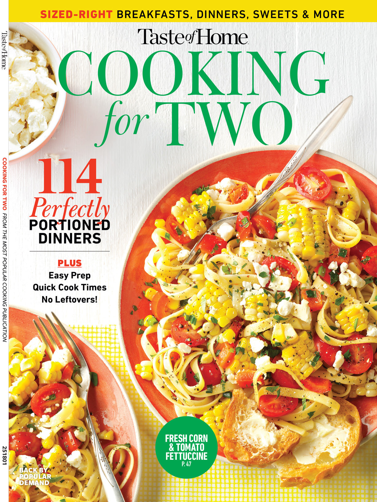 Taste of Home - Cooking For Two: 114 Quick & Easy Recipes, Designed To Eliminate Leftovers, Perfect Portions, Enhance Your Dining Experience To Fit Your Busy Lifestyle & More!