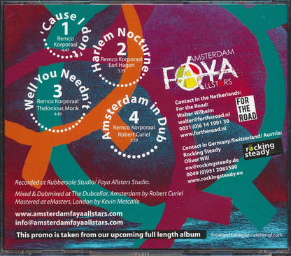 Amsterdam Faya Allstars - Amsterdam Faya Allstars Music CD
