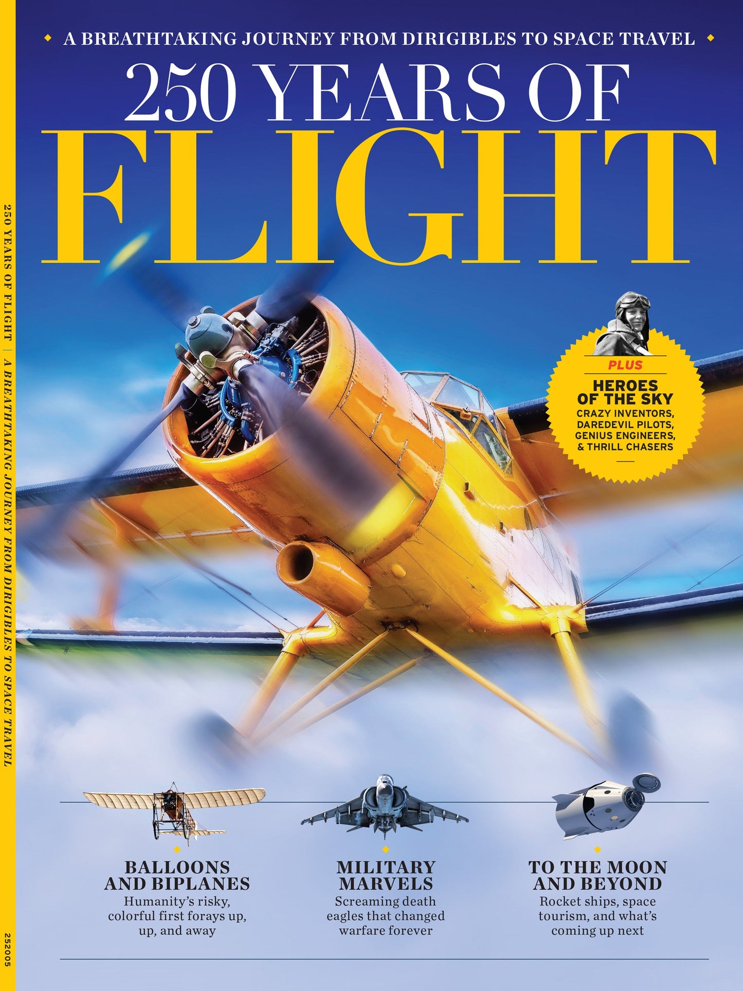 250 Years Of Flight -  A Breathtaking Journey From Dirigibles To Space Travel: Heroes Of The Sky, Balloons & Biplanes To Military Marvels, The Moon & Beyond, Aviation’s Incredible Journey & More!