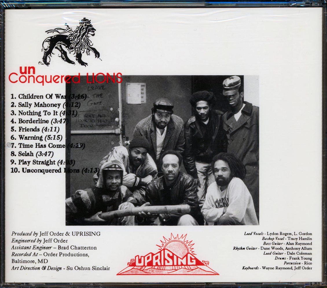Uprising - Unconquered Lions Music CD