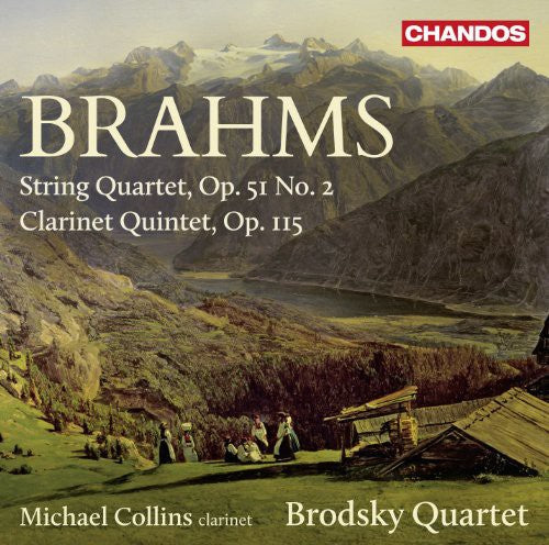 Brahms / Brodsky Quartet / Collins - String Quartet No. 2 / Clarinet Quintet - Music CD