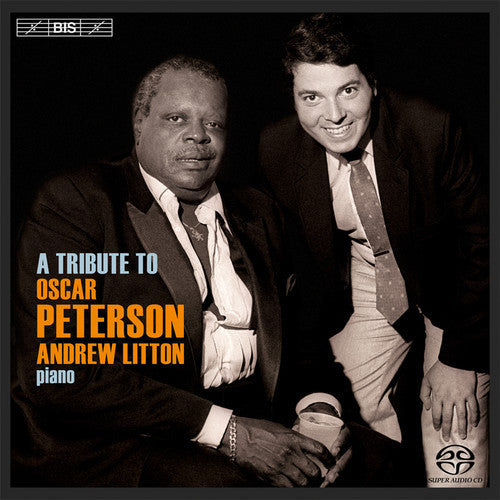 the album cover for Andrew Litton - Tribute to Oscar Peterson