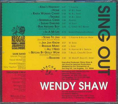 Wendy Shaw - Sing Out Music CD