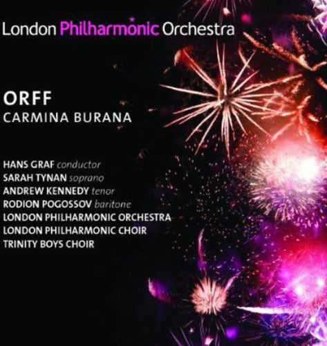 the album cover for London Philharmonic Orchestra - Carmina Burana
