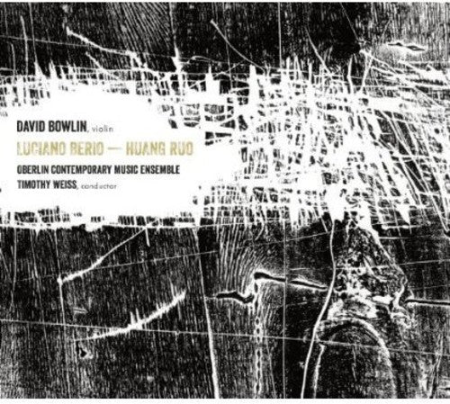 the album cover for David Bowlin - Violin Works By Berio & Ruo