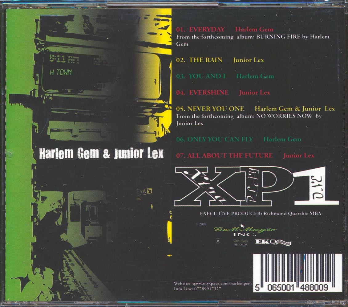 Harlem Gem & Jr. Lex - XP1 Music CD