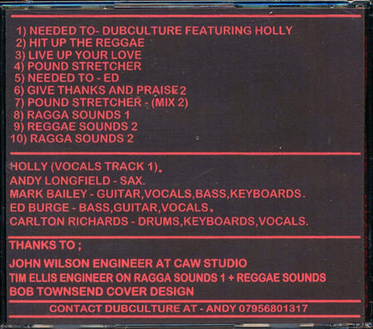 Dubculture - Needed To Music CD