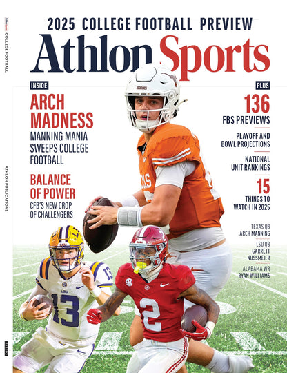 College Football Preview - Athlon Sports 2025: 136 FBS Team Previews, Expert Analysis, Inside Arch Madness, Top Standout Players To Watch, Playoff & Bowl Projections, National Unit Rankings & More!