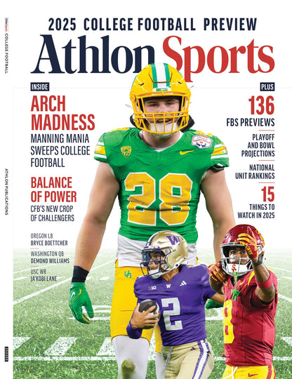 College Football Preview - Athlon Sports 2025: 136 FBS Team Previews, Expert Analysis, Inside Arch Madness, Top Standout Players To Watch, Playoff & Bowl Projections, National Unit Rankings & More!
