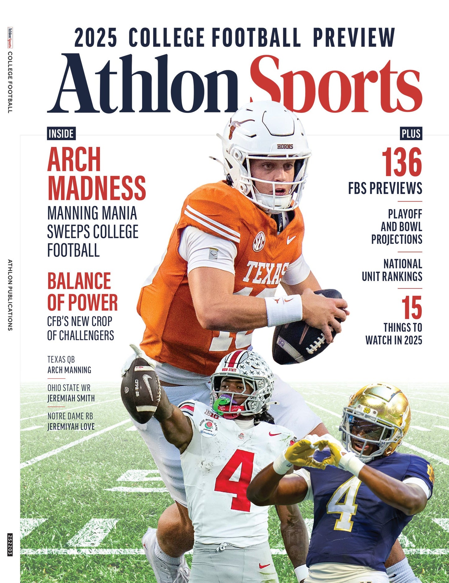 College Football Preview - Athlon Sports 2025: 136 FBS Team Previews, Expert Analysis, Inside Arch Madness, Top Standout Players To Watch, Playoff & Bowl Projections, National Unit Rankings & More!