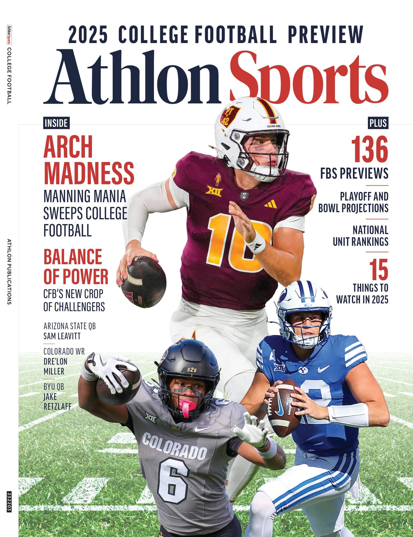 College Football Preview - Athlon Sports 2025: 136 FBS Team Previews, Expert Analysis, Inside Arch Madness, Top Standout Players To Watch, Playoff & Bowl Projections, National Unit Rankings & More!