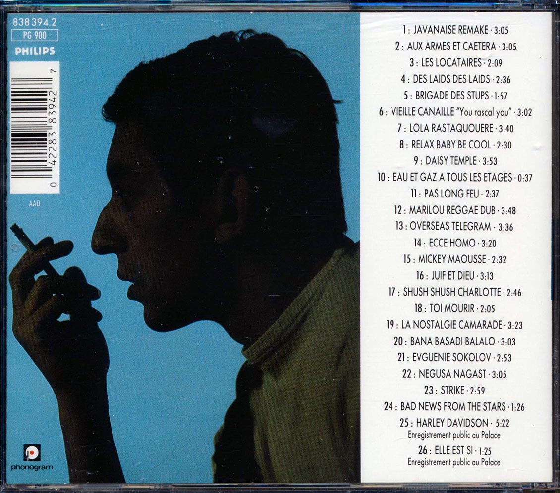 Gainsbourg - Aux Armes El Caetera Volume 8 1979 1980 1981 Music CD