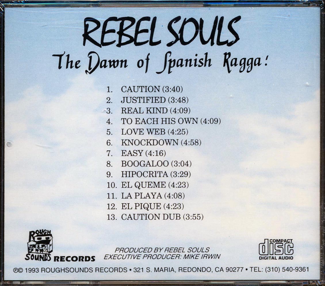 Rebel Souls - The Dawn Of Spanish Ragga Music CD