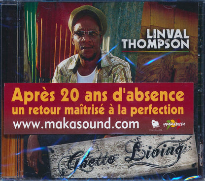 Linval Thompson - Ghetto Living Music CD