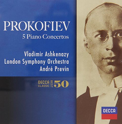 the album cover for VLADIMIR ASHKENAZY - Prokofiev: Piano Concertos