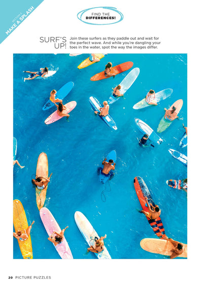 Brain Fun - Picture Puzzles: Spot 300 Differences, Ultimate Brain Challenge, Summer Edition, Sunny Day Fun, Vacation Views, Summer Treats, Outdoor Party Scenes, Unwind, Unplug, Relax, Solve & More!