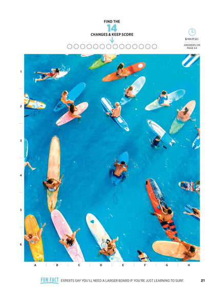 Brain Fun - Picture Puzzles: Spot 300 Differences, Ultimate Brain Challenge, Summer Edition, Sunny Day Fun, Vacation Views, Summer Treats, Outdoor Party Scenes, Unwind, Unplug, Relax, Solve & More!
