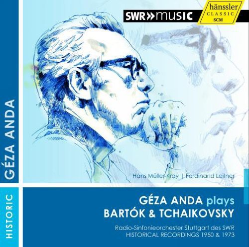 the album cover for Geza Anda - Geza Anda Plays Bartok & Tchaikovsky