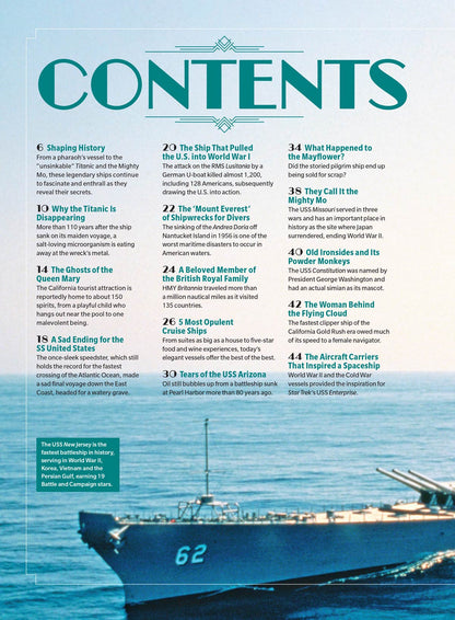 Legendary Ships - Secrets Of The Sea Revealed, Collector's Special Edition: 50+ Amazing Tales, Titanic, USS Arizona, Bismarck, Mayflower, The Queen Mary's Angry Ghosts, Sunken Treasures & More!