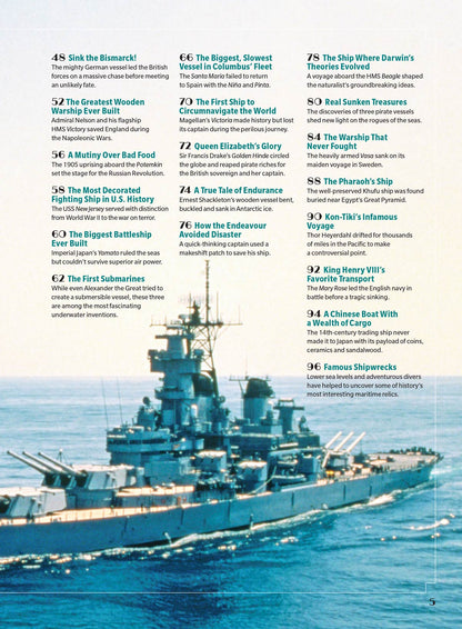 Legendary Ships - Secrets Of The Sea Revealed, Collector's Special Edition: 50+ Amazing Tales, Titanic, USS Arizona, Bismarck, Mayflower, The Queen Mary's Angry Ghosts, Sunken Treasures & More!
