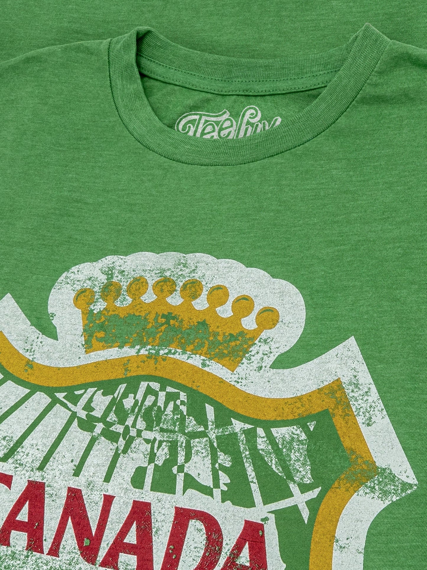 Canada Dry Distressed Logo Mens T Shirt Officially Licensed Green