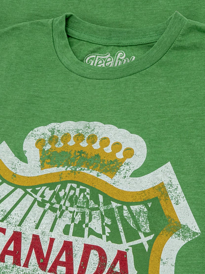 Canada Dry Distressed Logo Mens T Shirt Officially Licensed Green