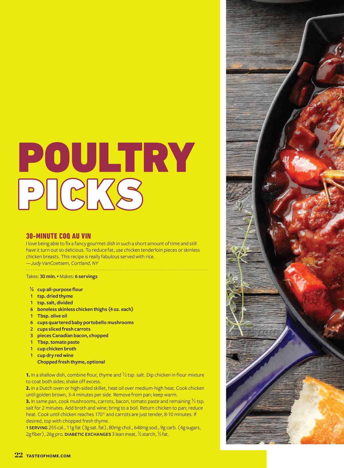 Taste of Home - 30 Minute Meals: 105 Quick & Easy Weeknight Dinners, Simple Skillets, 5-Ingredient Dinners, One-Pan Wonders, Fast & Flavorful, Freezer To Table, Simple Side Dishes & More!