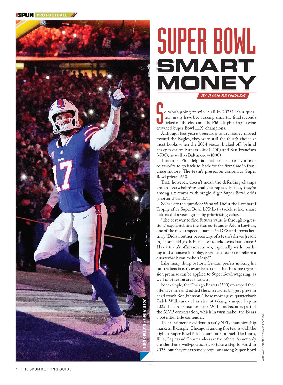 The Spun - Athlon Sports Football Betting Guide: NFL Smart Betting Tips, Super Bowl Predictions & Fades, Team Win Totals, College Conference Previews, Team Breakdowns Insights & More!