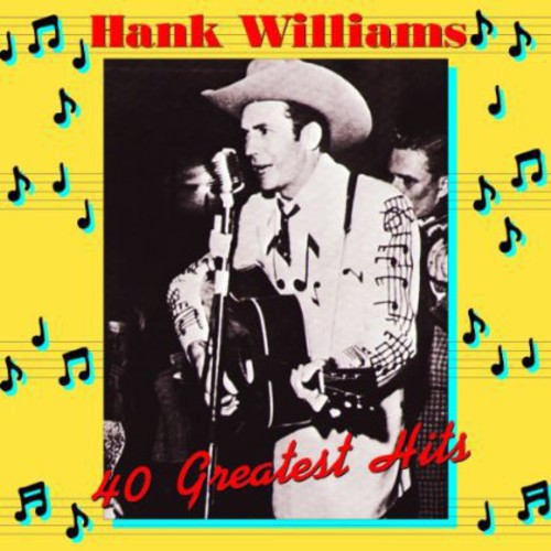 Hank Williams - Hank Williams 40 Greatest Hits Vinyl Record