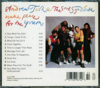 Andrew Tosh - Make Place For The Youth Music CD