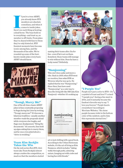 J14 - Special BTS Issue: They're Back, The Unofficial Army Guide, World Tour Secrets, New Music, All The Hits, Solo Insights, Music Teasers, A Look Back At Their Rise To Fame, Quizzes, Puzzles & More!