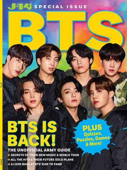 J14 - Special BTS Issue: They're Back, The Unofficial Army Guide, World Tour Secrets, New Music, All The Hits, Solo Insights, Music Teasers, A Look Back At Their Rise To Fame, Quizzes, Puzzles & More!