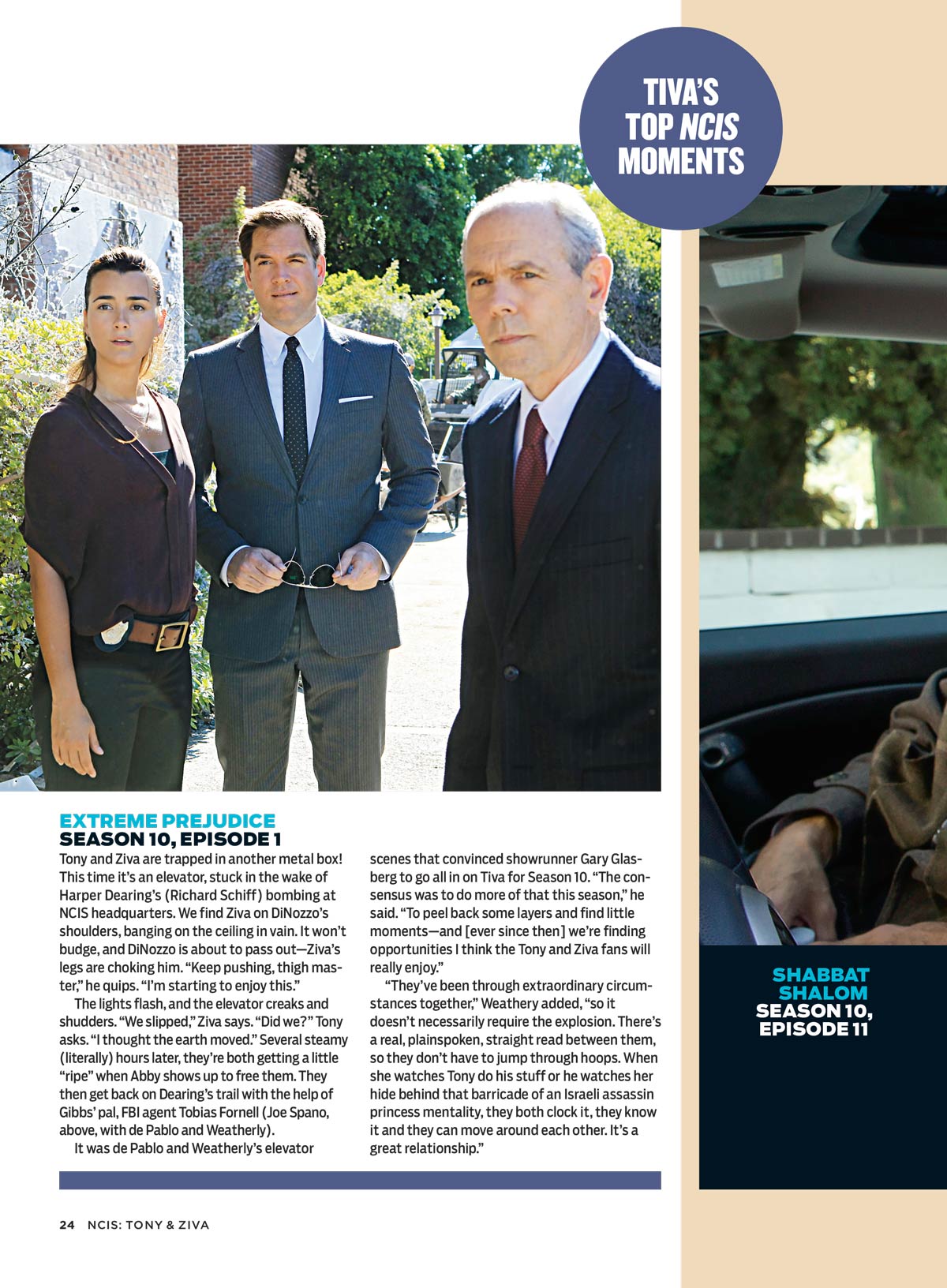 TV Guide - NCIS Special Issue: The Complete Guide To The New NCIS Blockbuster, Tony & Ziva’s Red-Hot Romance, Exclusive Cast Interviews & Photos With Stars Michael Weatherly & Cote de Pablo & More!