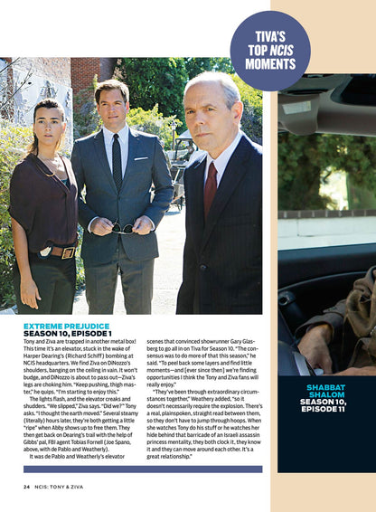 TV Guide - NCIS Special Issue: The Complete Guide To The New NCIS Blockbuster, Tony & Ziva’s Red-Hot Romance, Exclusive Cast Interviews & Photos With Stars Michael Weatherly & Cote de Pablo & More!