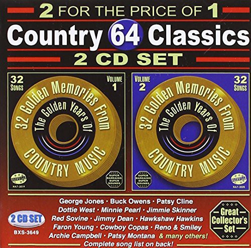 64 Songs: Country Classics / Various Music CD