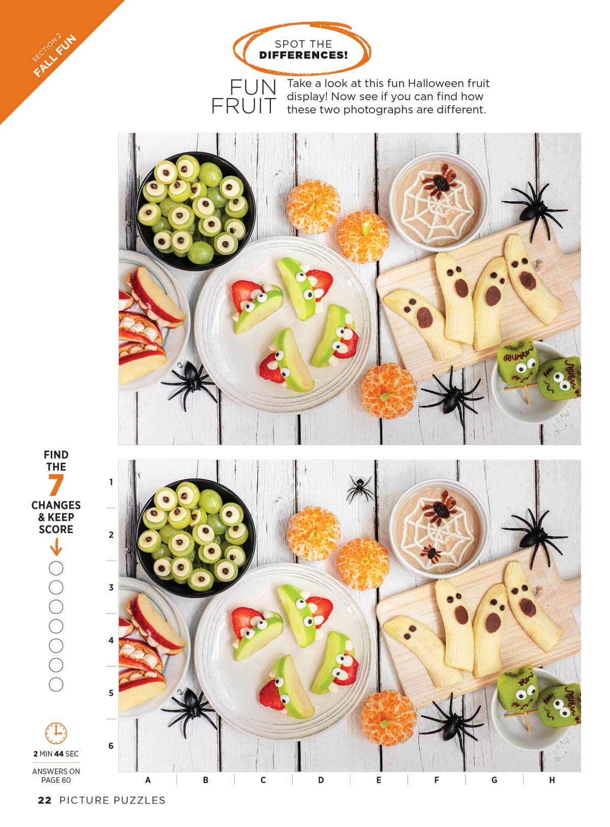 Brain Fun - Picture Puzzles: Spot 266 Differences, 5 Themed Sections, Home & Garden, Fall Fun, Harvest Holidays, Autumn Animals, Sweater Weather, Strengthen Memory, Improve Focus, Relax & More!