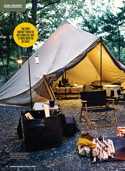 Backwoods Survival Guide - Living Off The Land No. 35: 200+ Tips, Self Reliance Skills, Wilderness Necessities, Homesteading Tips, Burns Care, Outdoor Nutrition, Camp Cookware, Cordage & More!