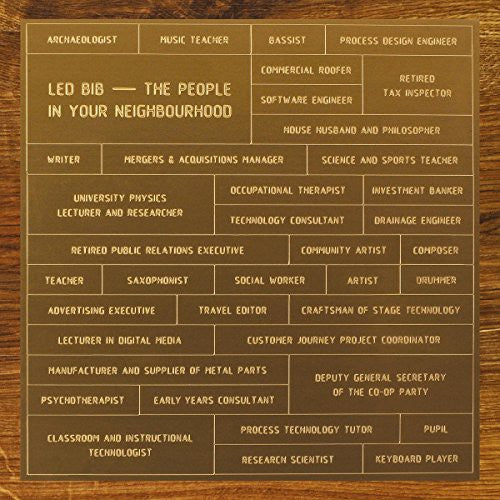 the album cover for Led Bib - People in Your Neighbourhood
