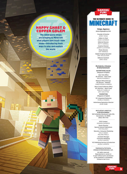 Minecraft - The Ultimate Guide: Enhance Your Gameplay Experience, Mob Leashing Tricks, Happy Ghast Evolution, Copper Creations, Dragon Training Secrets, Unlock Every Movie Discs, Posters & More!
