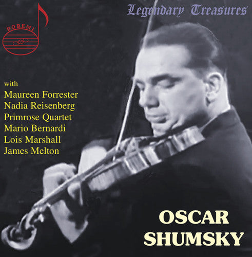 the album cover for Shumsky / J Bach S / Buxtehude - Oscar Shumsky