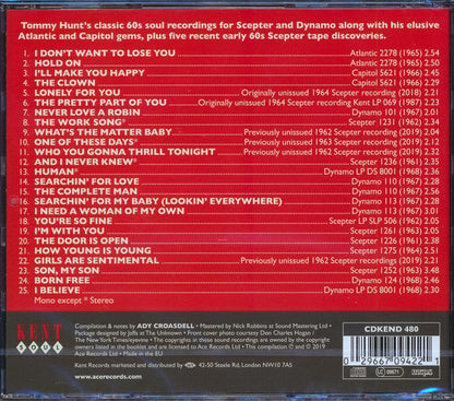 Tommy Hunt - The Complete Man: 60s NYC Soul Songs Music CD
