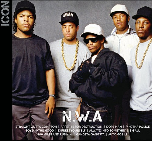 the album cover for N.W.A. - Icon