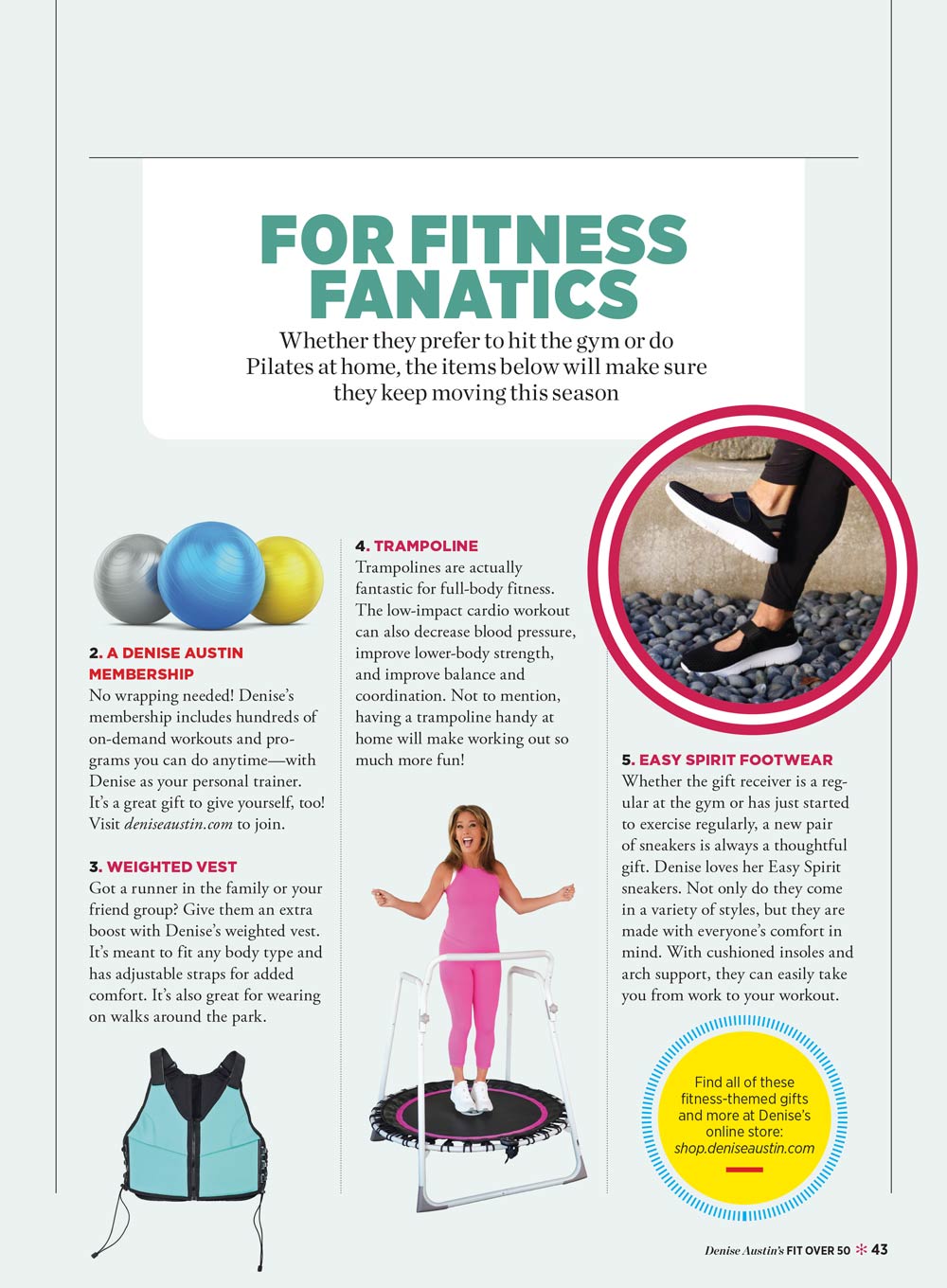 Denise Austin's Fit Over 50 - Holidays My Way! Fall & Winter 2025: Stay Active & Healthy, Reduce Stress, Family Holiday Traditions, Joyful Celebrations, Foster Wellness, Happiness & More!